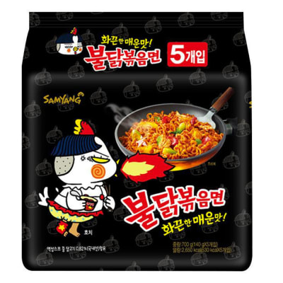 Buldak Original Carne Doble Picante pack 5und1