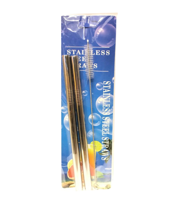 Bombilla de Metal para Bubble Tea 2Und