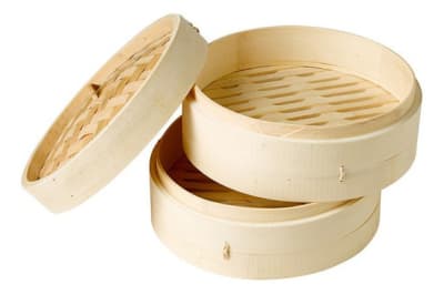 Vaporera de Bambu 20cm