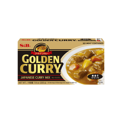 Golden Curry en Cubo Picante 220g S&B