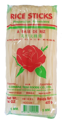 Fideo de Arroz (Rosa) 5MM 400g