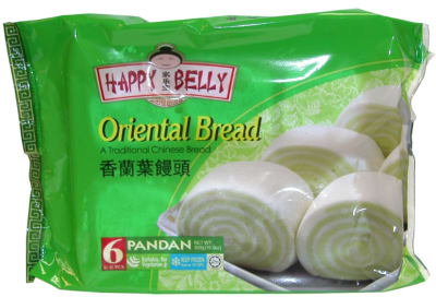 Bao a Vapor con Pandan 300g Happy Belly (Congelado)
