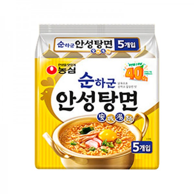 Ramen Inst. Ansung Tangmyun Pollo Multi 125g x pack5 und1