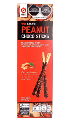 Galleta Choco Sticks Mani 54g