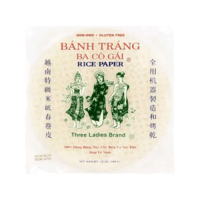 Papel de Arroz Redondo 22cm 340g