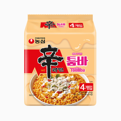 Fideos Inst. Shin Toomba Queso Picante Pack 4 und1