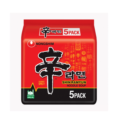 Ramen Inst. Carne de Soya Picante Shin Pack 5 und1
