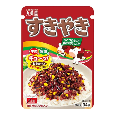 Furikake Sukiyaki Sazonador para Arroz Nori con Vacuno 34g1