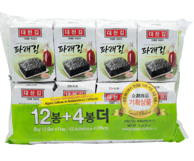 Snack Nori Nori Verde Asada 4.5g x 16