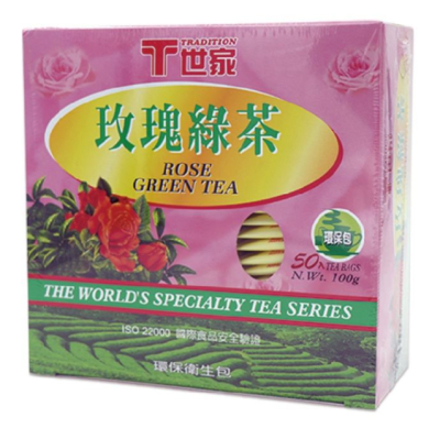 Te verde con Rosas 100g1