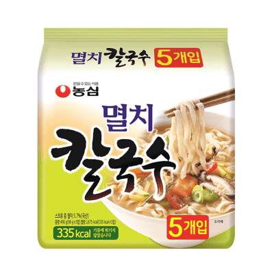 Ramen Inst. Kalguksu Mariscos Fideo Ancho 98g Pack 5 und1