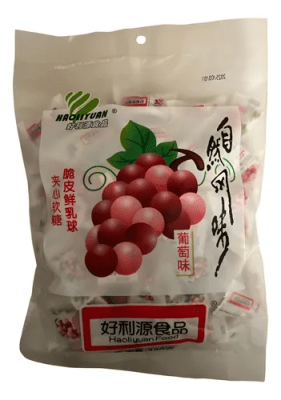 Masticable de Uva con Leche 320g1