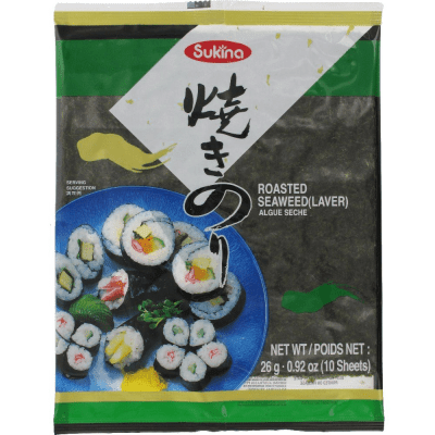 Alga Nori 10Hojas 25g