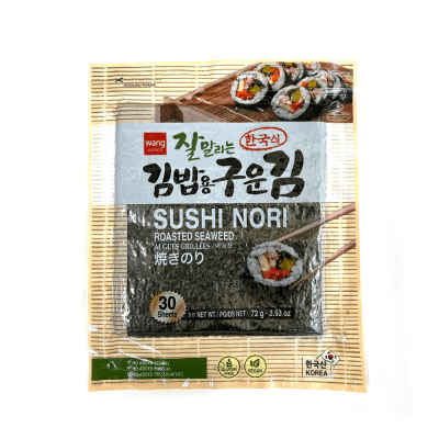 Alga Nori 30Hojas 72g