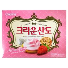 Galleta Rellena de Crema Frutilla 161g