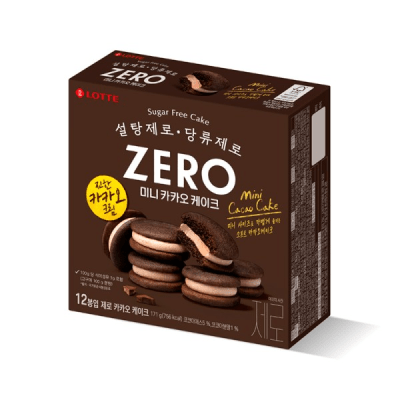 Mini Queque de Chocolate Cacao ZERO 12und 171g