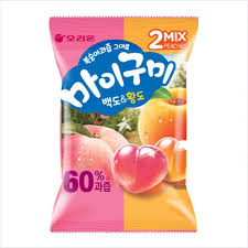 Gomita Forma de Durazno y Pera Asiatica 97g