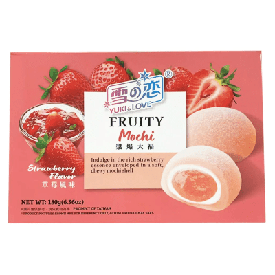 Mochi Relleno Frutilla 180g1