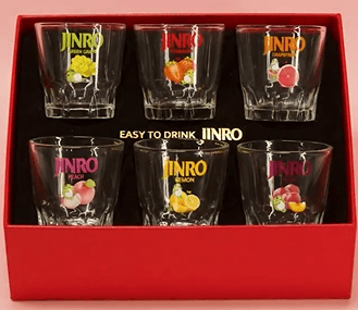 Vaso para Soju Colección Jinro 6 und.1