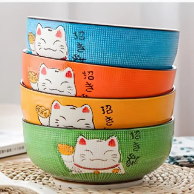Bolw Loza Ceramica Gatito Grande (48)