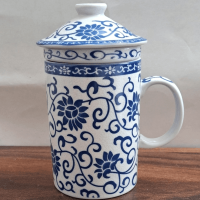 Taza Loza con Filtro Azul Linea Flores1