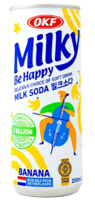 Bebida Milky Be Happy Banana 250ml