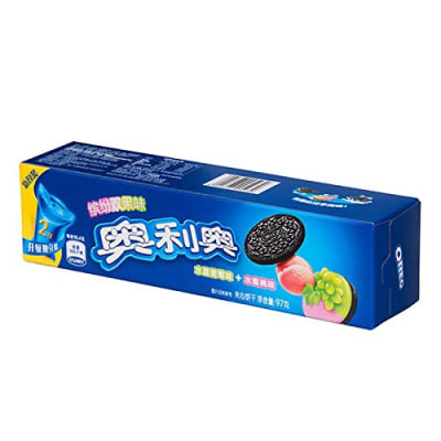Galleta Oreo Relleno Uva y Durazno 97g1