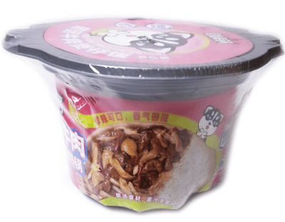 Hot Pot Arroz Carne Ternera con Champiñon 260g