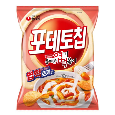 Snack Papa Frita Yupdduck Tteokbokki Rose 55g1