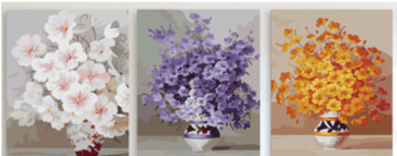 CUADRO X3 PLANTAS 50X65X3 P080