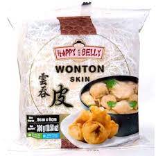 Masa Wantan 9cm 300g Happy Belly (Congelado)1