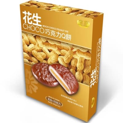 Alfajor Mochi Chocolate con Mani 240g Royal Family