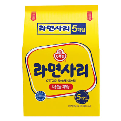 Fideo Ottogi Ramensari Pack 5 Und