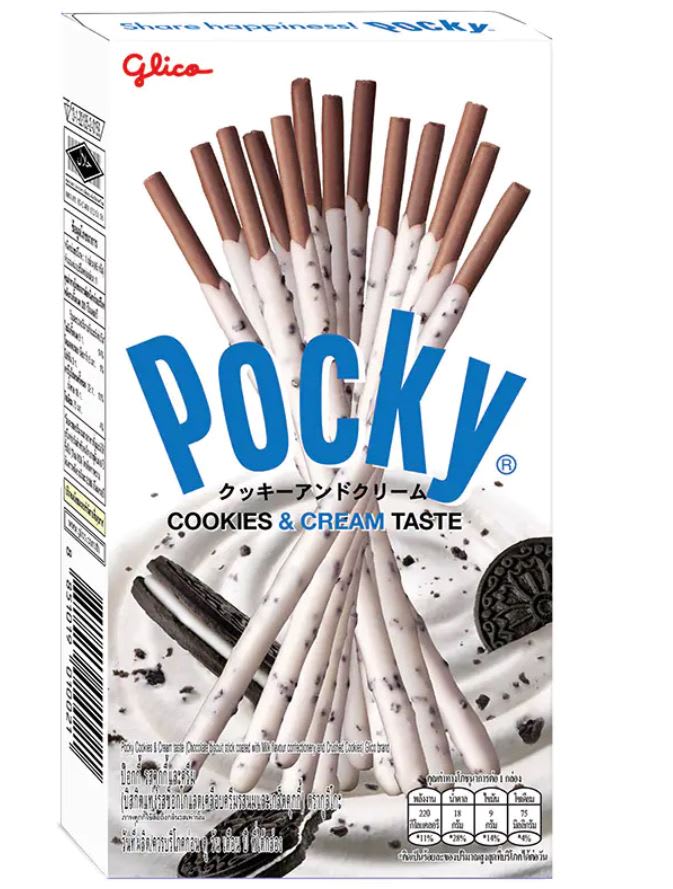 Galleta Pocky Thai Cookies y Cream 45g