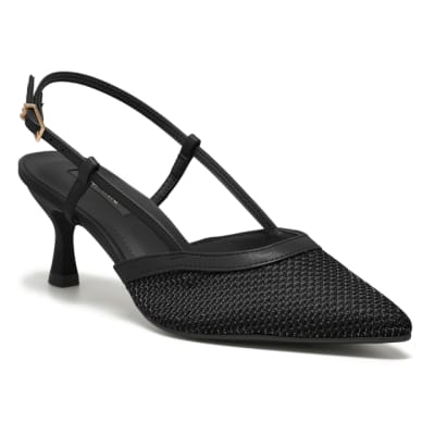 VIA-MARTE 155-022 TELA GLITER NAPA CASUAL PRETO,