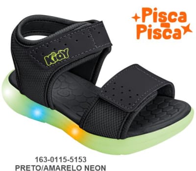 KIDY 163-0115 NEGRO AMARELO NEON,
