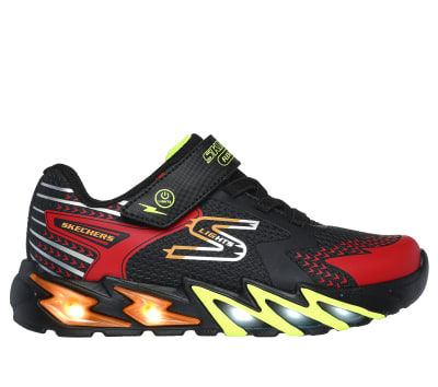 SKECHERS 400138L-BKRD NEGRO ROJO1