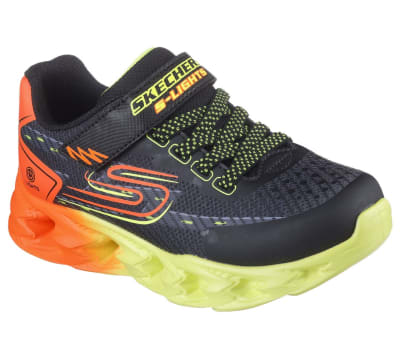 SKECHERS J 400604L-BKMT BLACK MULTI,