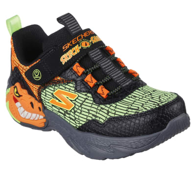 SKECHER 400615L-BKOR NEGRO NARANJA1