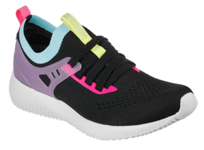 SKECHERS 117283-BKMT JUNGLE GEM NEGRO MULTI1