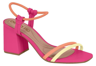 BEIRA RIO T7 8436-213 TIRA PRONTA PELE STRECH AMARILLO PAPAYA,1