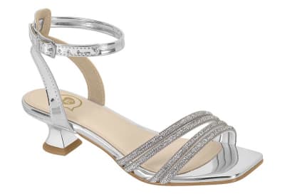 MOLEKINHA 2363-203 METAL GLAMOUR PLATA BLANCO CRISTAL,