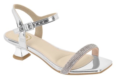 MOLEKINHA 2363-202 METAL GLAMOUR TIRA PRONTA PLATA CRISTAL,