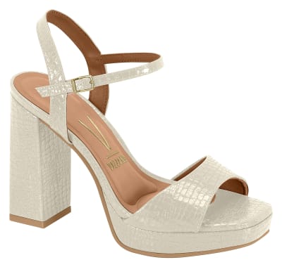 VIZZANO 6551-100 VERNIZ CROCO LONDON BLANCO OFF,