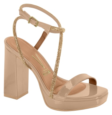 VIZZANO 6551-102 TIRA PRONTA XANGAI VERNIZ GOLDEN SHADOW BEGE,