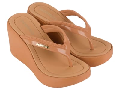 AZALEIA HANNA SOFT PLAT THONG-569 CAPUCCINO1