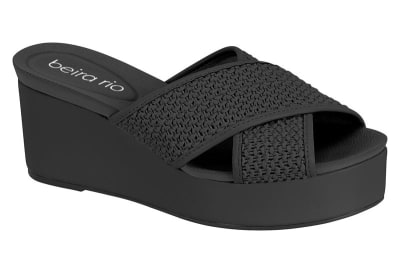 BEIRA RIO 8407-141 TIRA PALHA NAPA TURIM NEGRO,