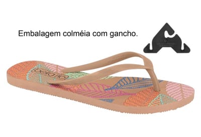 BEIRA RIO 8449-802 TIRA PRONTA FOLHAS NUDE,