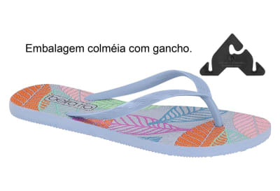 BEIRA RIO 8449-802 TIRA PRONTA FOLHAS JEANS,