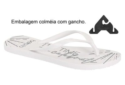 BEIRA RIO 8449-802 TIRA PRONTA CELEBRATE BLANCO,